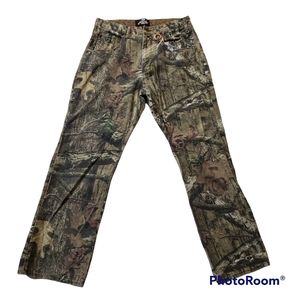Mossy Oak Break-Up Infinity Camo Hunting Pants Mens Size 32 x 30 Canvas Pants.